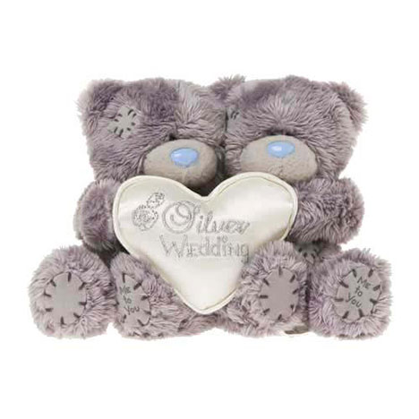 2 x 4" Silver Wedding Anniversary Me to You Bear £7.79